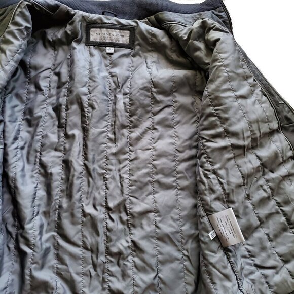 Marc New York Genuine Buttery Soft Leather Black Motorcycle Jacket Size L - Picture 13 of 16